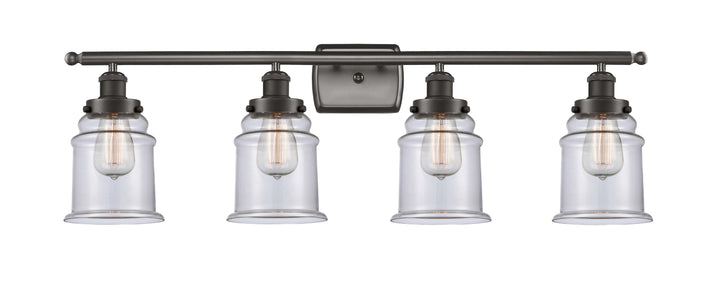 Innovations Lighting Canton 6" Bath Vanity Light - Oil Rubbed Bronze Vanity Lights Innovations Lighting Clear ; Glass Type: Transparent  