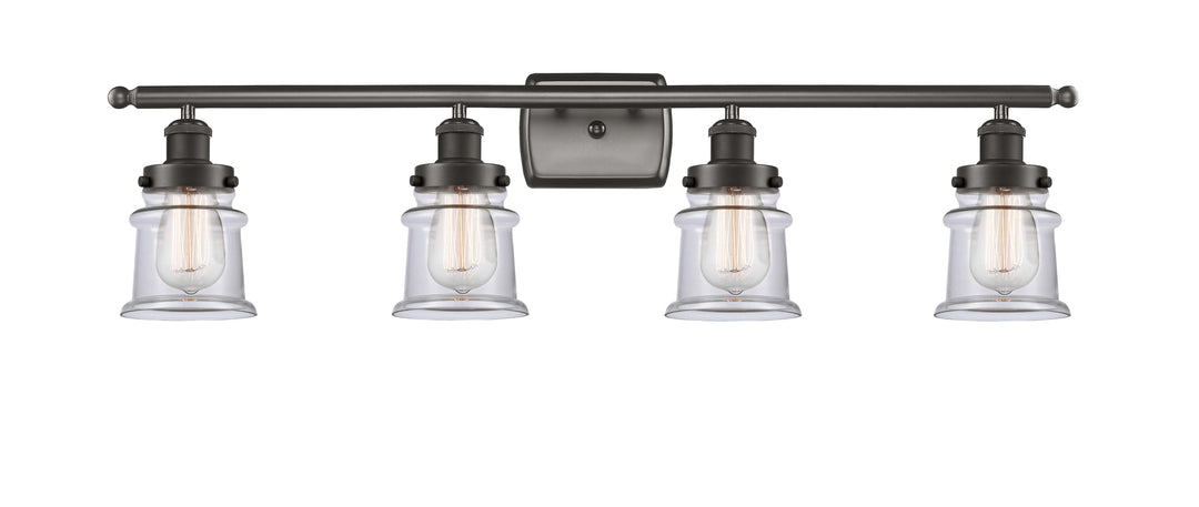 Innovations Lighting Canton 5" Bath Vanity Light - Oil Rubbed Bronze Vanity Lights Innovations Lighting Clear ; Glass Type: Transparent  