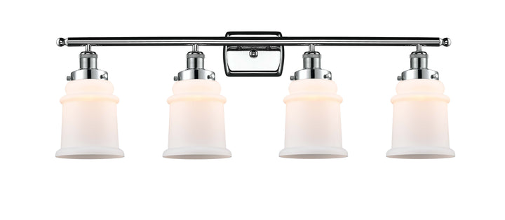 Innovations Lighting Canton 6" Bath Vanity Light - Polished Chrome Vanity Lights Innovations Lighting Matte White ; Glass Type: Frosted  