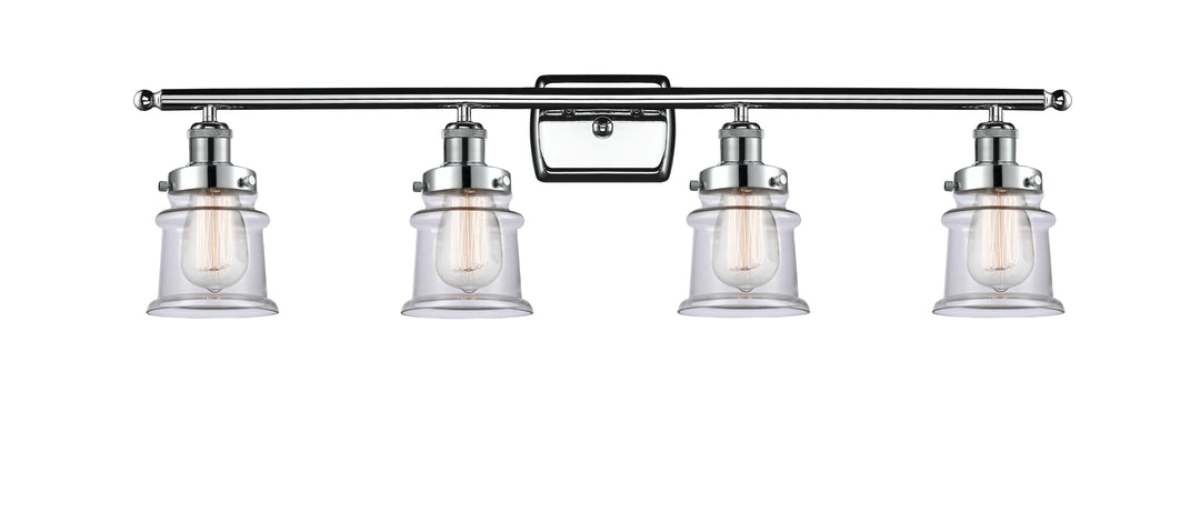 Innovations Lighting Canton 5" Bath Vanity Light - Polished Chrome Vanity Lights Innovations Lighting Clear ; Glass Type: Transparent  