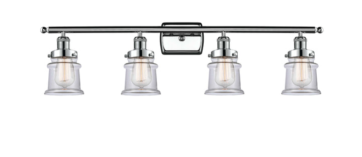 Innovations Lighting Canton 5" Bath Vanity Light - Polished Chrome Vanity Lights Innovations Lighting Clear ; Glass Type: Transparent  