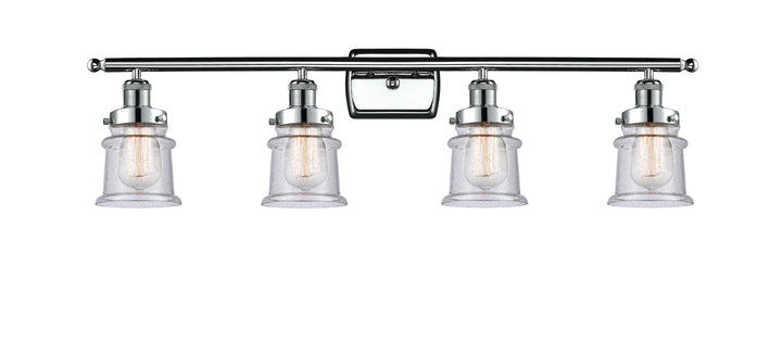 Innovations Lighting Canton 5" Bath Vanity Light - Polished Chrome Vanity Lights Innovations Lighting Seedy ; Glass Type: Seedy  