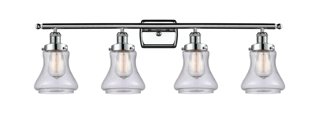 Innovations Lighting Bellmont 6" Bath Vanity Light - Polished Chrome Vanity Lights Innovations Lighting Seedy ; Glass Type: Seedy  