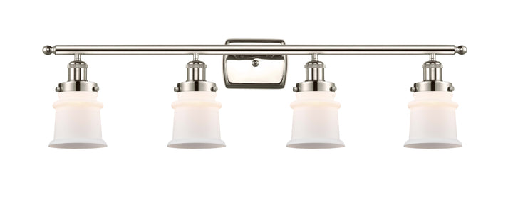 Innovations Lighting Canton 5" Bath Vanity Light - Polished Nickel Vanity Lights Innovations Lighting Matte White ; Glass Type: Frosted  