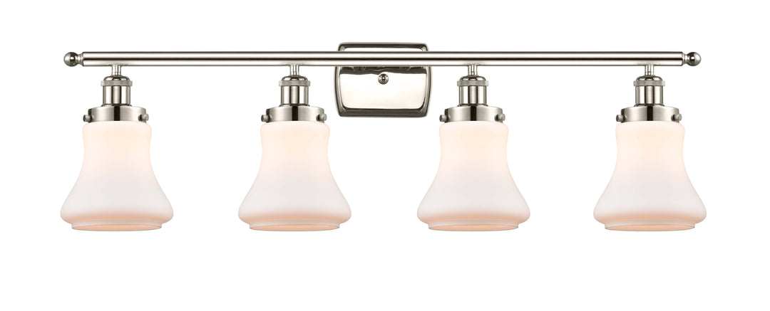 Innovations Lighting Bellmont 6" Bath Vanity Light - Polished Nickel Vanity Lights Innovations Lighting Matte White ; Glass Type: Frosted  