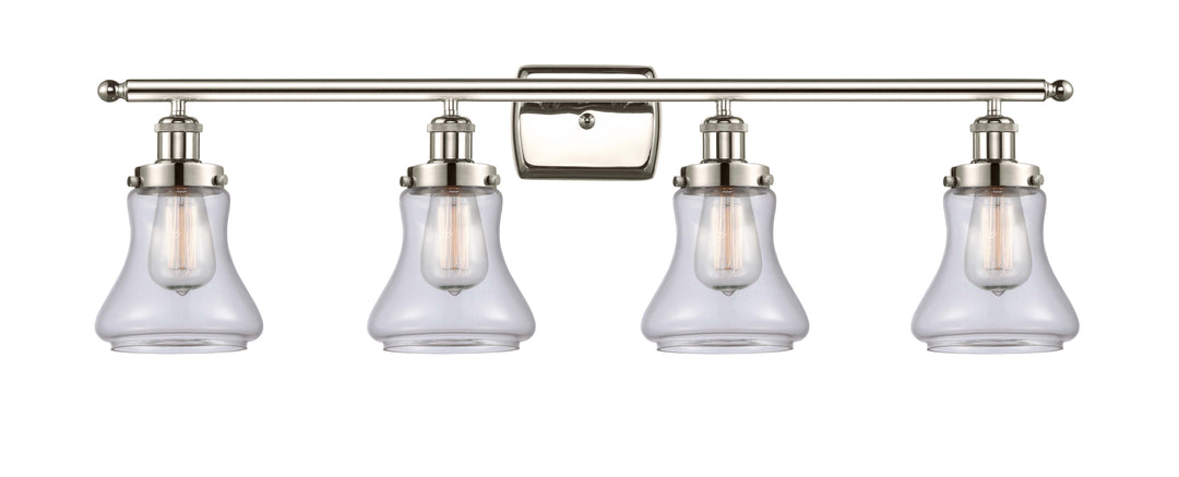 Innovations Lighting Bellmont 6" Bath Vanity Light - Polished Nickel Vanity Lights Innovations Lighting Clear ; Glass Type: Transparent  