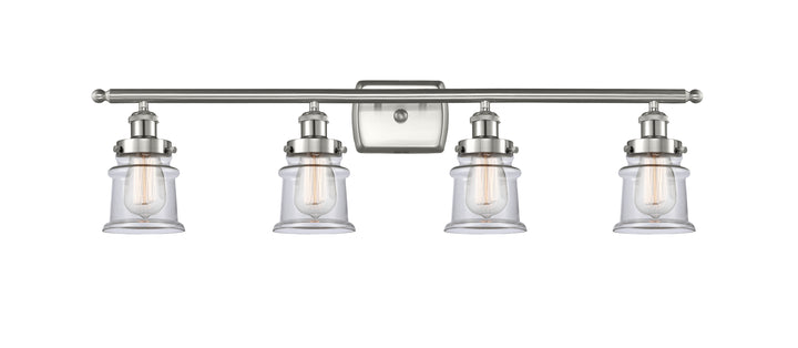 Innovations Lighting Canton 5" Bath Vanity Light - Brushed Satin Nickel Vanity Lights Innovations Lighting Clear ; Glass Type: Transparent  