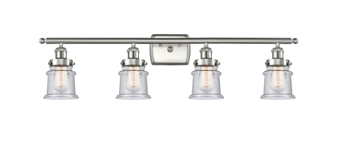 Innovations Lighting Canton 5" Bath Vanity Light - Brushed Satin Nickel Vanity Lights Innovations Lighting Seedy ; Glass Type: Seedy  