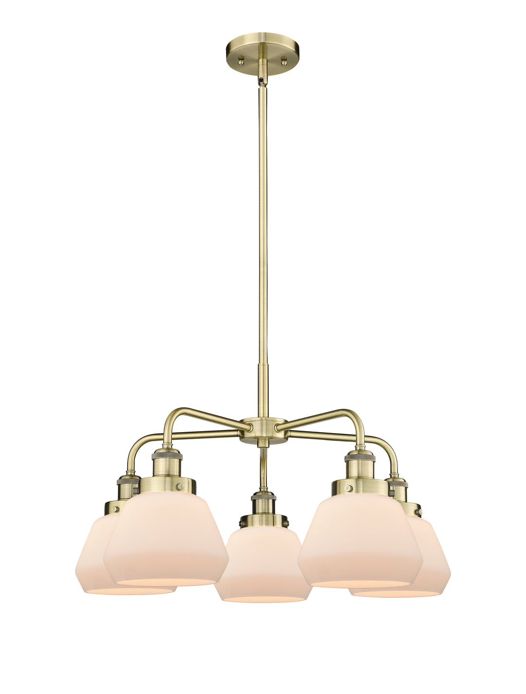 Innovations Lighting Fulton Chandelier - Antique Brass