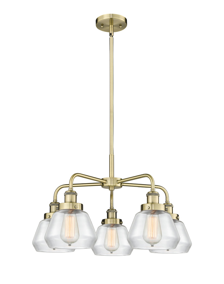 Innovations Lighting Fulton Chandelier - Antique Brass