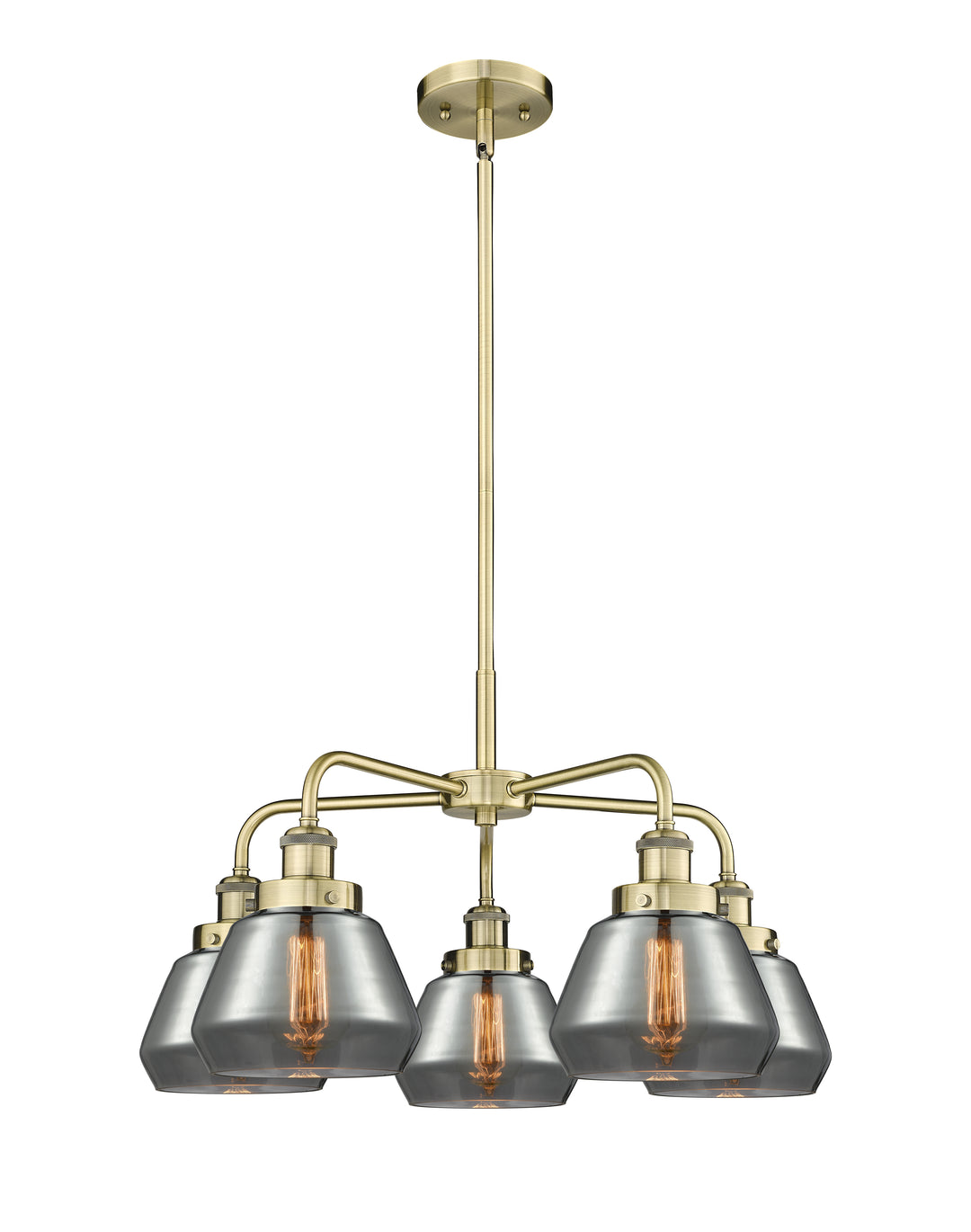 Innovations Lighting Fulton Chandelier - Antique Brass