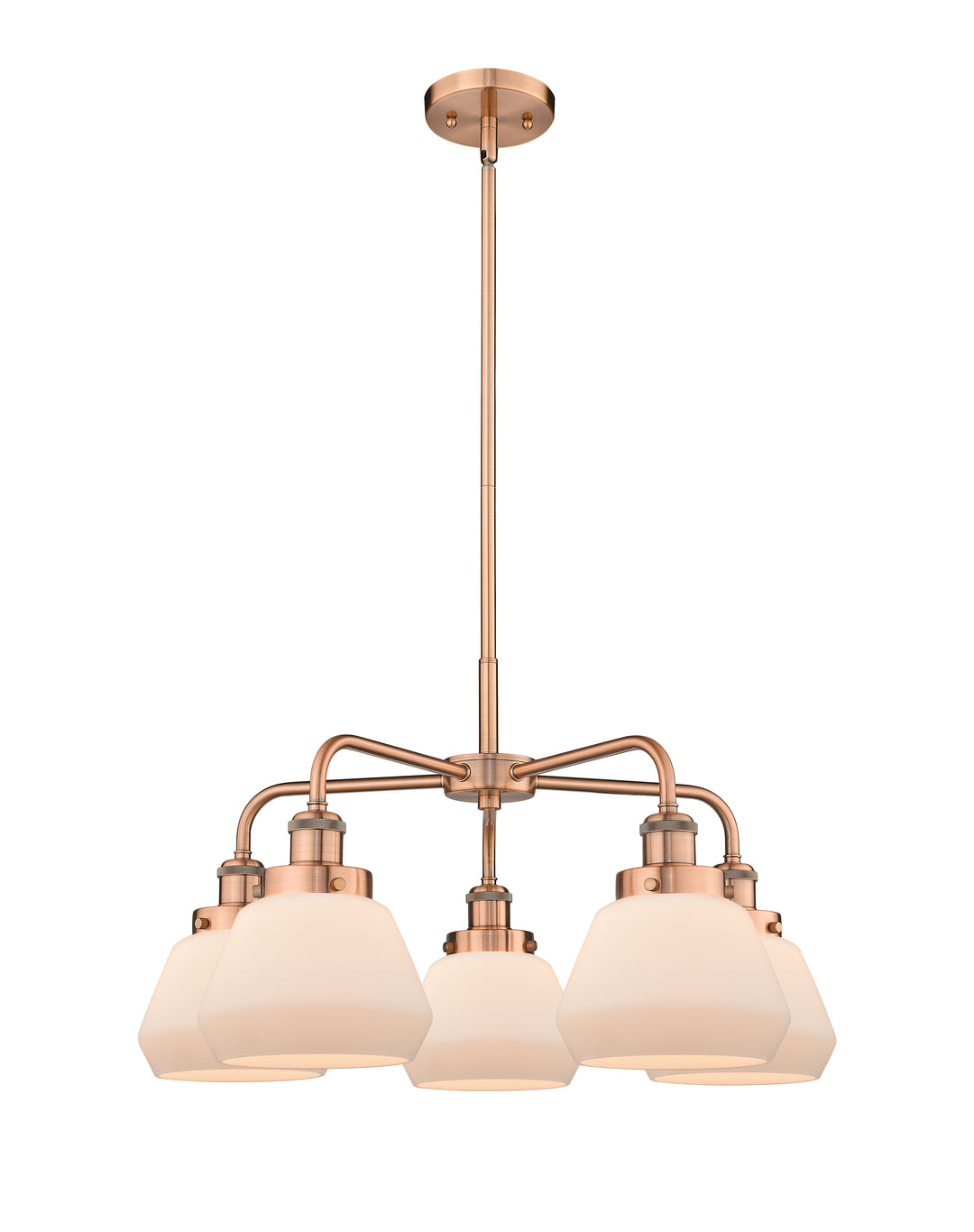 Innovations Lighting Fulton Chandelier - Antique Copper