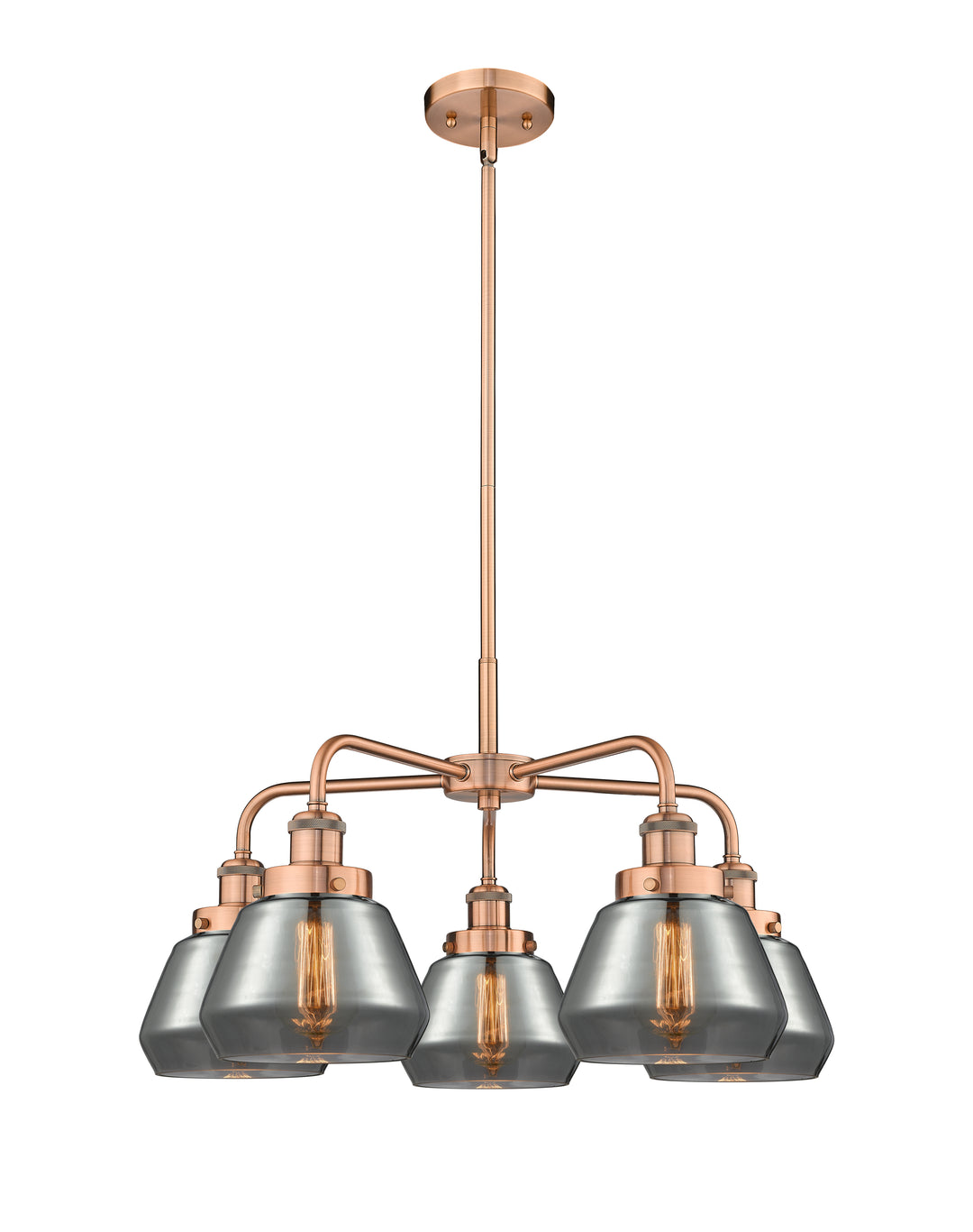 Innovations Lighting Fulton Chandelier - Antique Copper