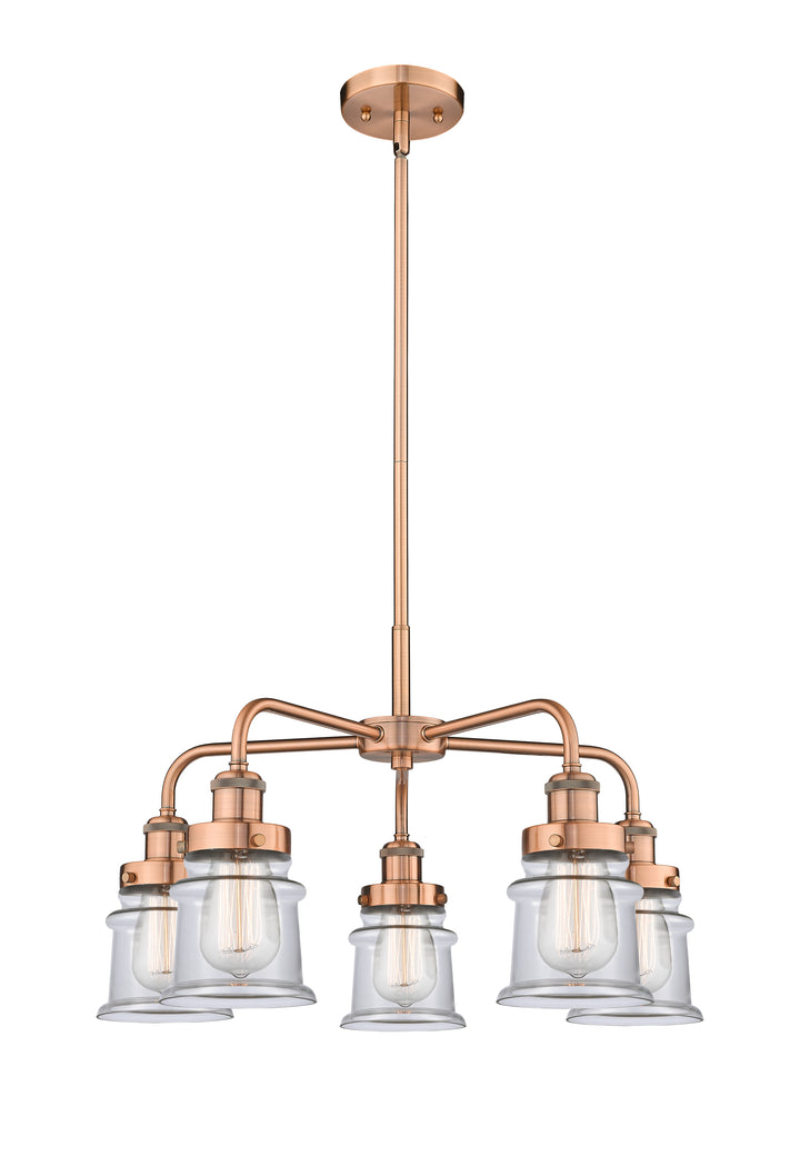 Innovations Lighting Canton Chandelier Chandeliers Innovations Lighting Antique Copper Clear ; Glass Type: Clear 