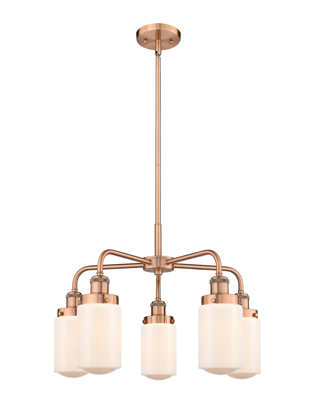 Innovations Lighting Dover Chandelier - Antique Copper