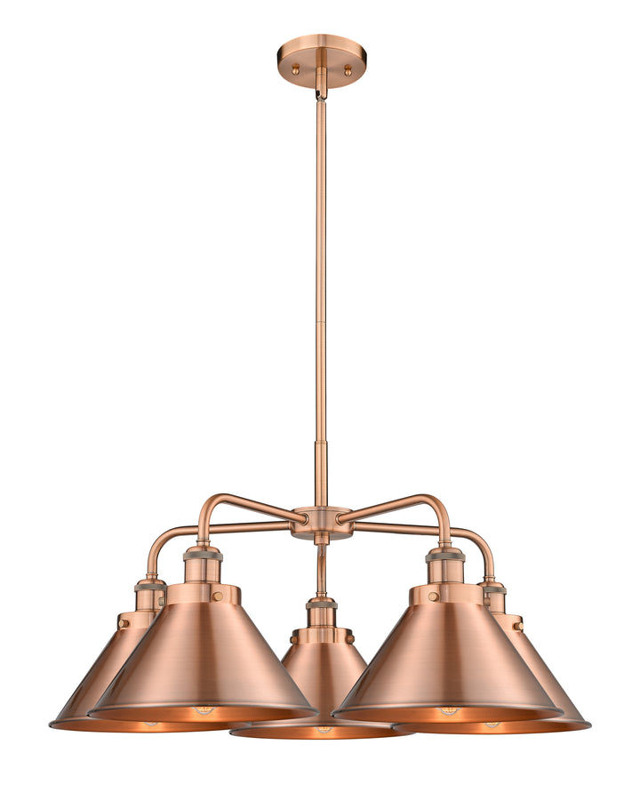 Innovations Lighting Briarcliff 10" Chandelier Chandeliers Innovations Lighting Antique Copper  