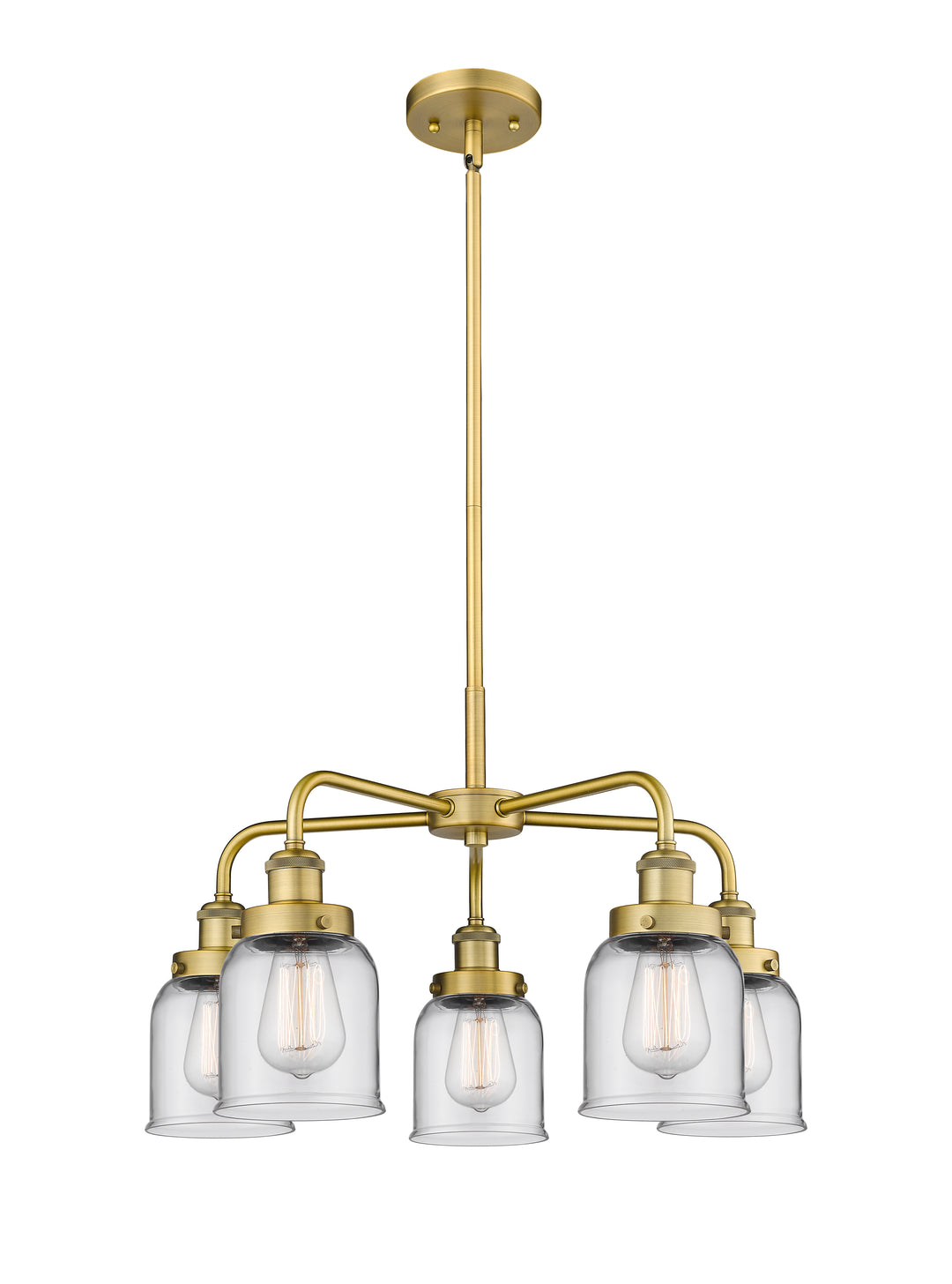 Innovations Lighting Edison Chandelier - Brushed Brass