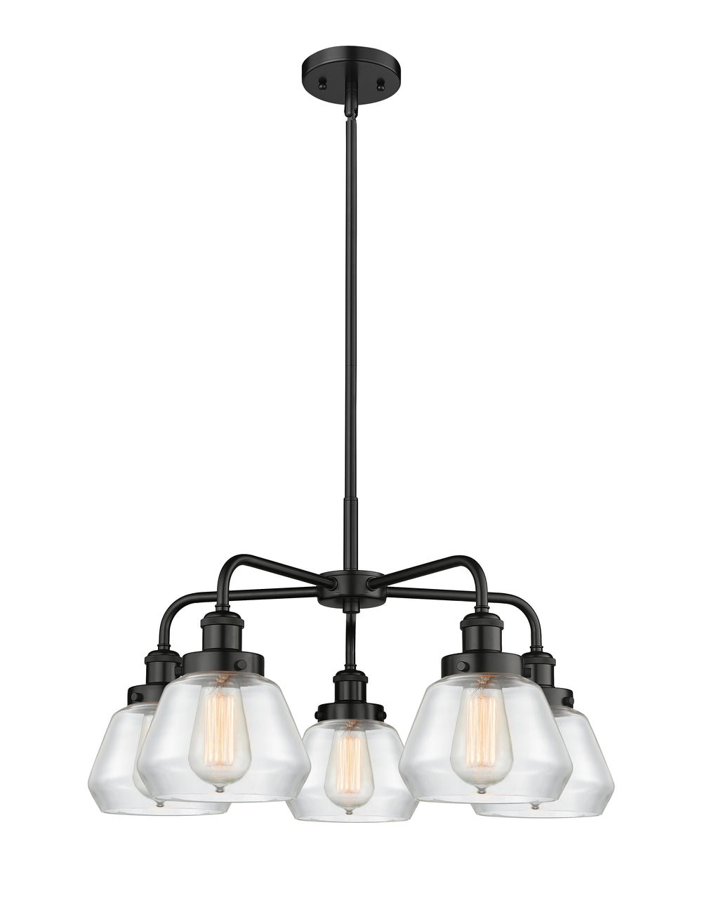 Innovations Lighting Fulton Chandelier - Matte Black