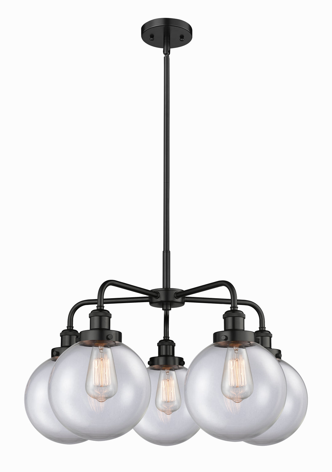 Innovations Lighting Whitney 8" Chandelier - Matte Black