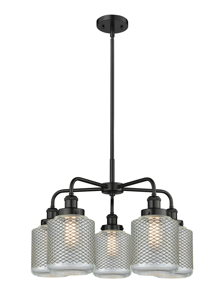 Innovations Lighting Edison Chandelier - Matte Black