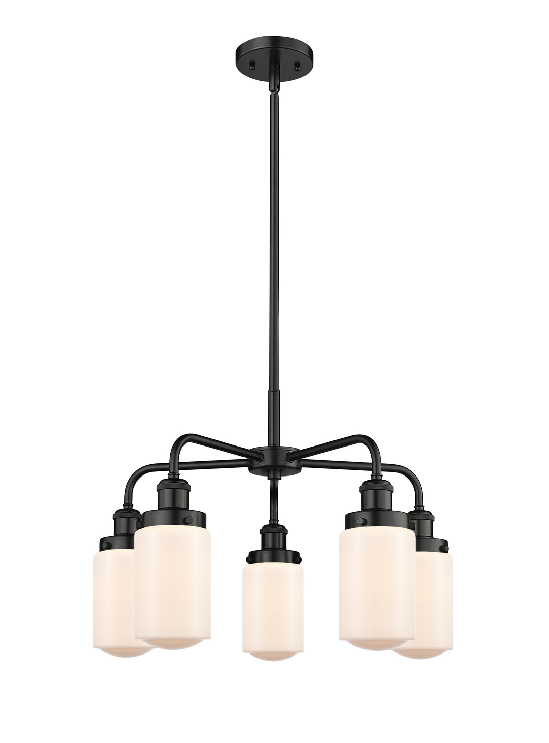 Innovations Lighting Dover Chandelier - Matte Black