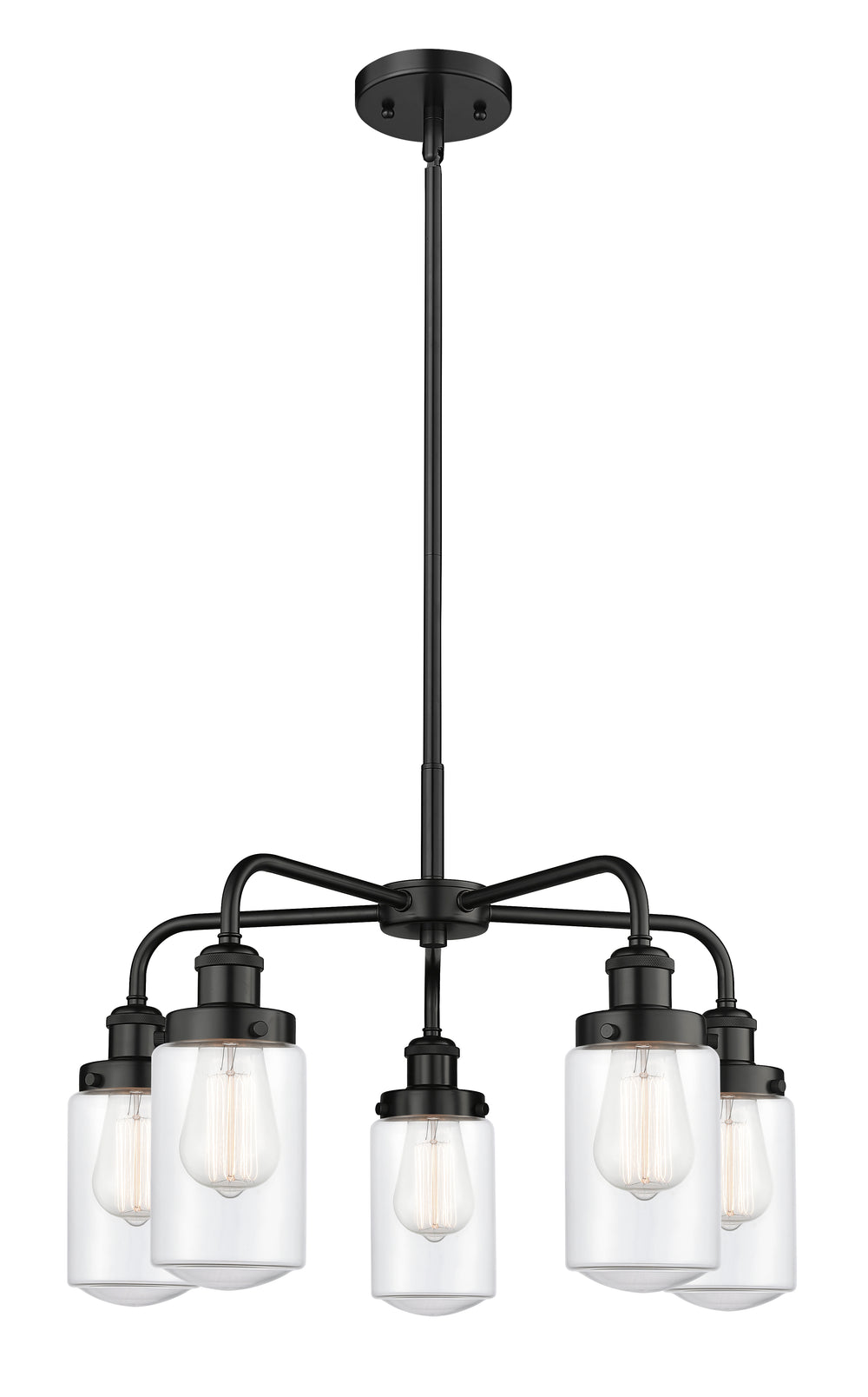 Innovations Lighting Dover Chandelier - Matte Black