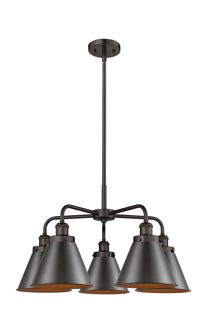 Innovations Lighting Appalachian 8" Chandelier Chandeliers Innovations Lighting Oil Rubbed Bronze  