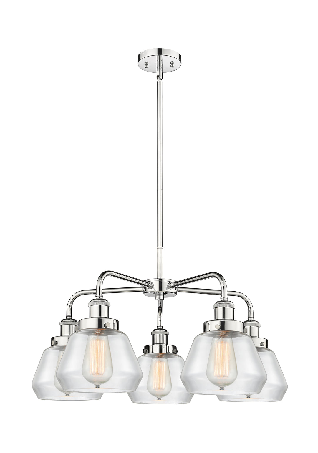 Innovations Lighting Fulton Chandelier - Polished Chrome