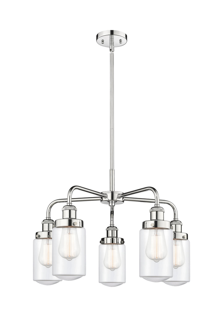 Innovations Lighting Dover Chandelier - Polished Chrome Chandeliers Innovations Lighting Clear ; Glass Type: Clear  