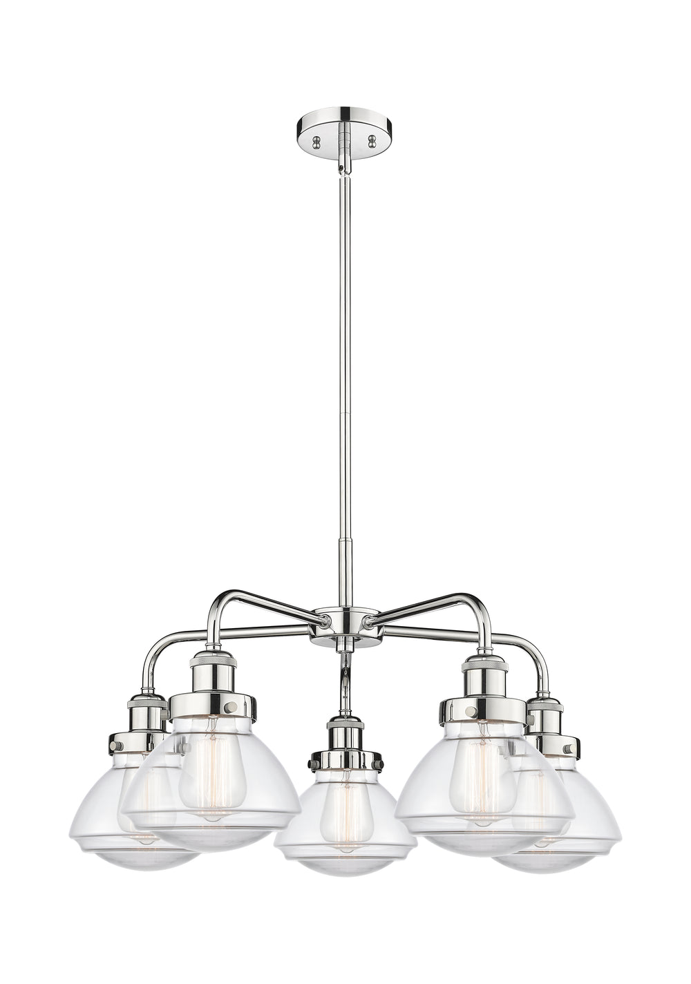 Innovations Lighting Olean Chandelier - Polished Chrome Chandeliers Innovations Lighting Clear ; Glass Type: Clear  