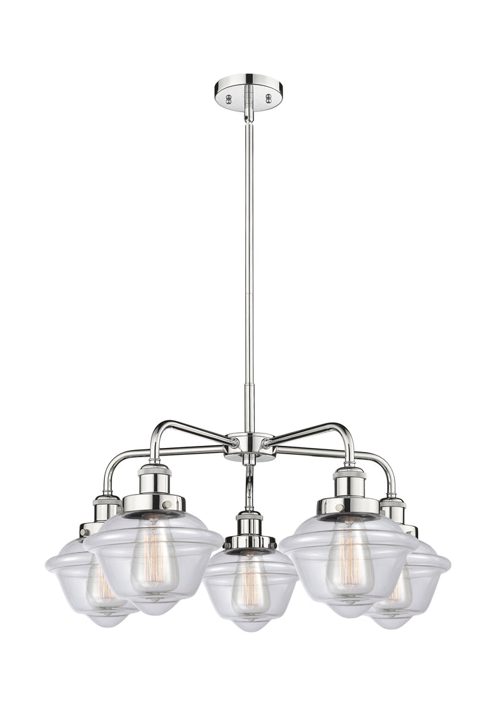 Innovations Lighting Oxford Chandelier - Polished Chrome Chandeliers Innovations Lighting Clear ; Glass Type: Clear  