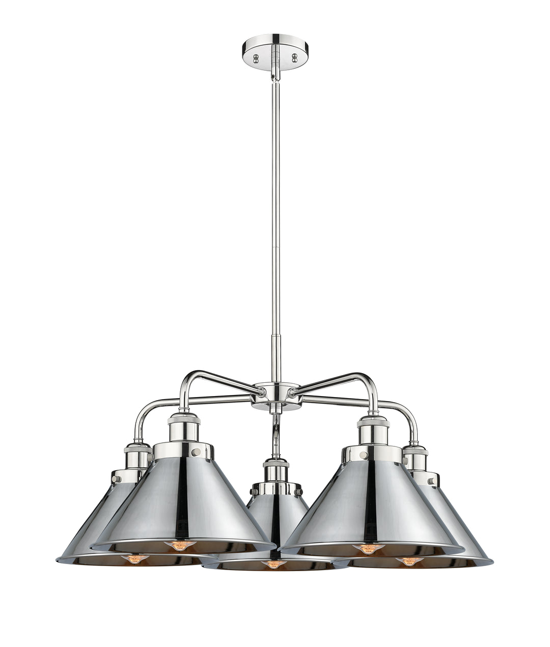 Innovations Lighting Briarcliff 10" Chandelier Chandeliers Innovations Lighting Polished Chrome  