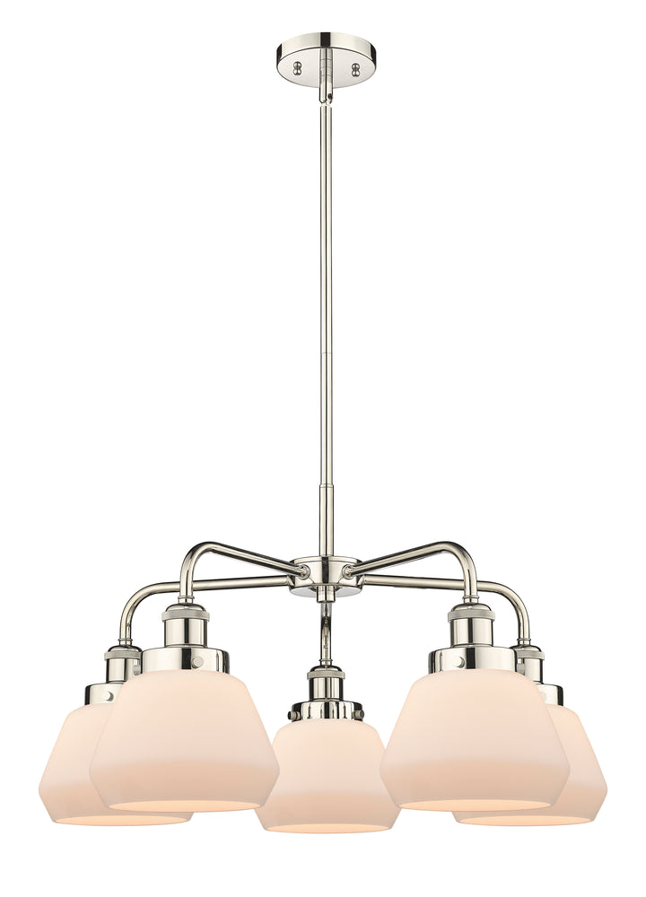 Innovations Lighting Fulton Chandelier - Polished Nickel