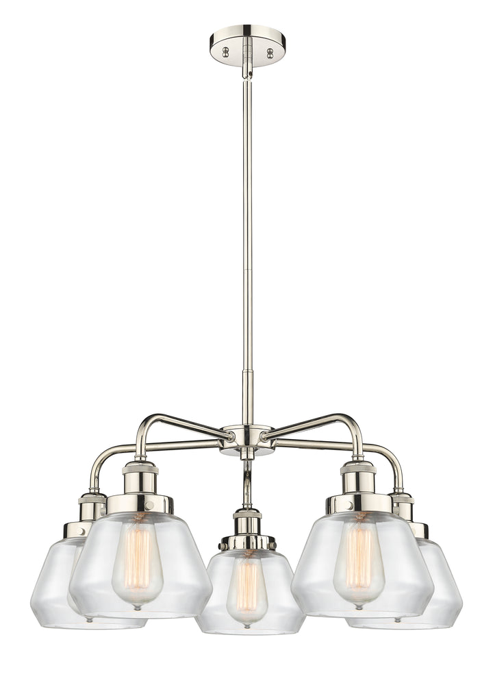 Innovations Lighting Fulton Chandelier - Polished Nickel