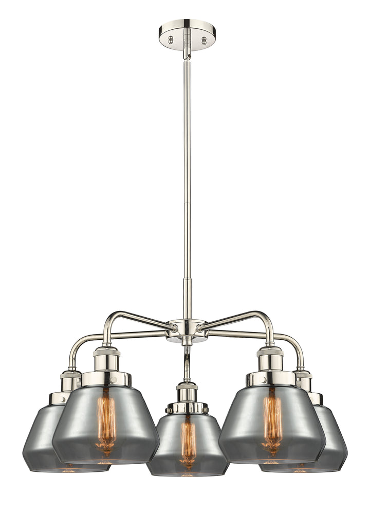 Innovations Lighting Fulton Chandelier - Polished Nickel