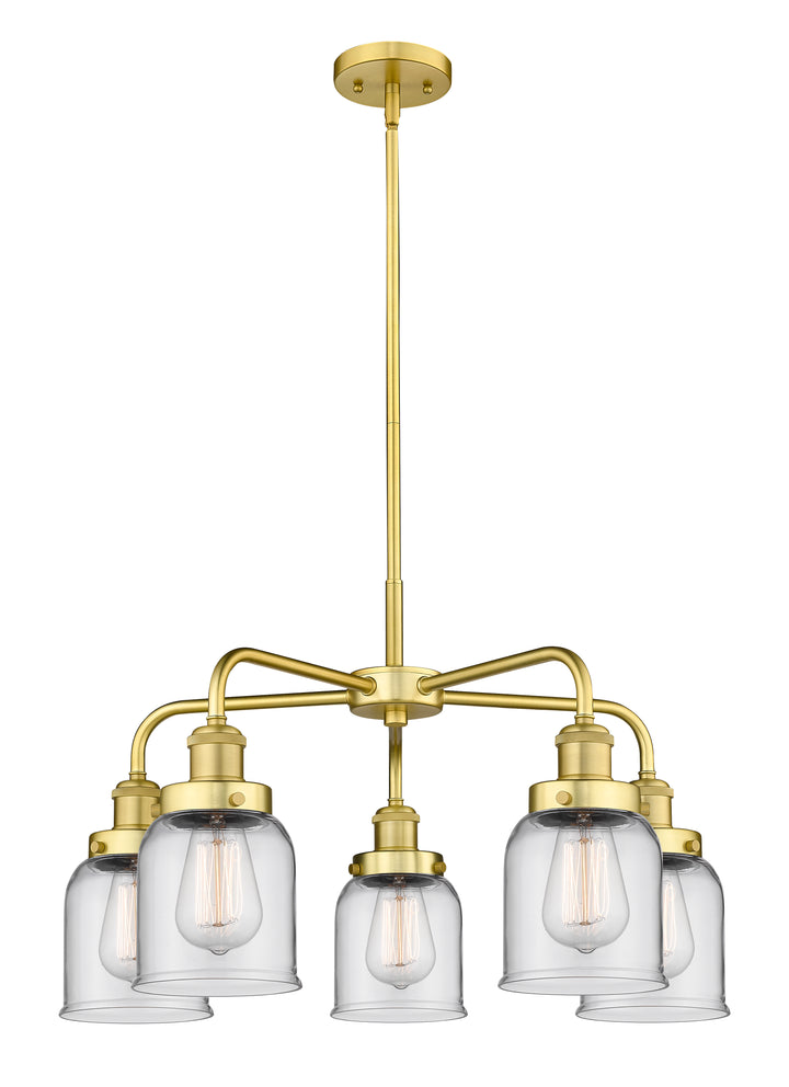 Innovations Lighting Edison Chandelier - Satin Gold Chandeliers Innovations Lighting Clear ; Glass Type: Clear  