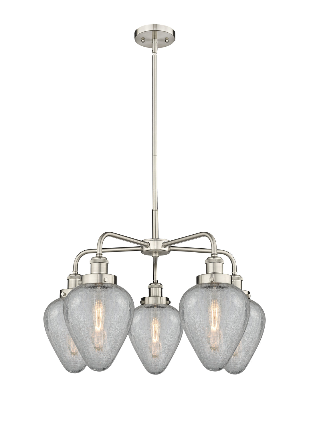 Innovations Lighting Geneseo 6" Chandelier - Satin Nickel