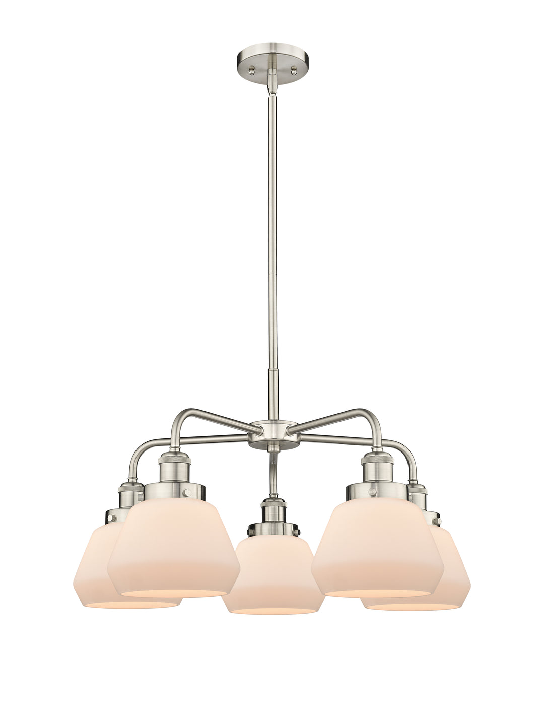 Innovations Lighting Fulton Chandelier - Satin Nickel