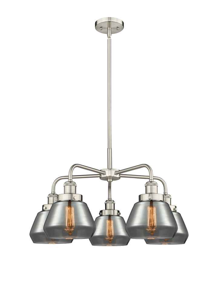 Innovations Lighting Fulton Chandelier - Satin Nickel