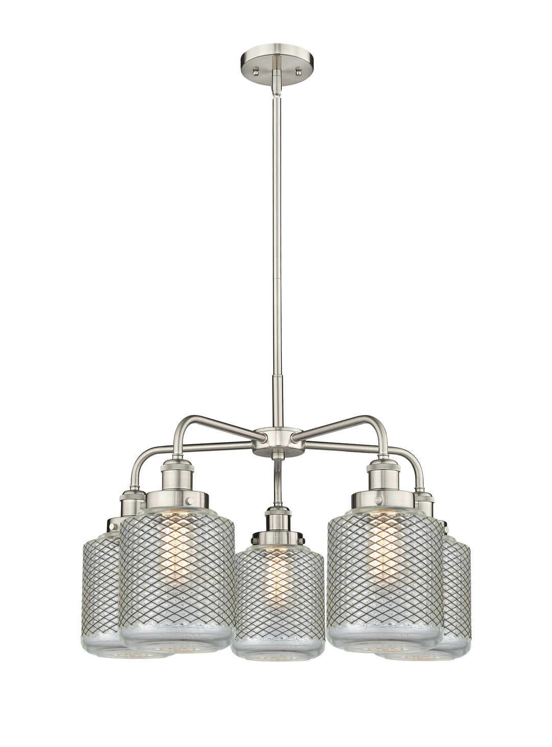 Innovations Lighting Edison Chandelier - Satin Nickel