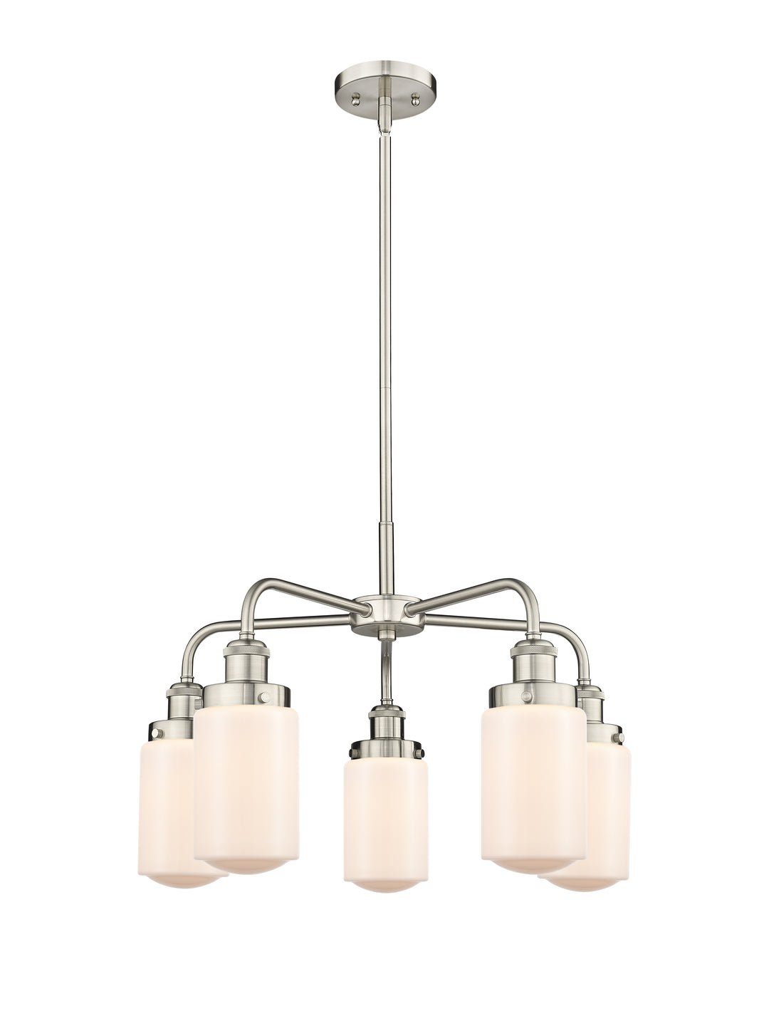 Innovations Lighting Dover Chandelier - Satin Nickel