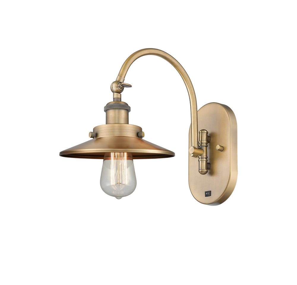 Innovations Lighting Railroad 8" Sconce - Brushed Brass