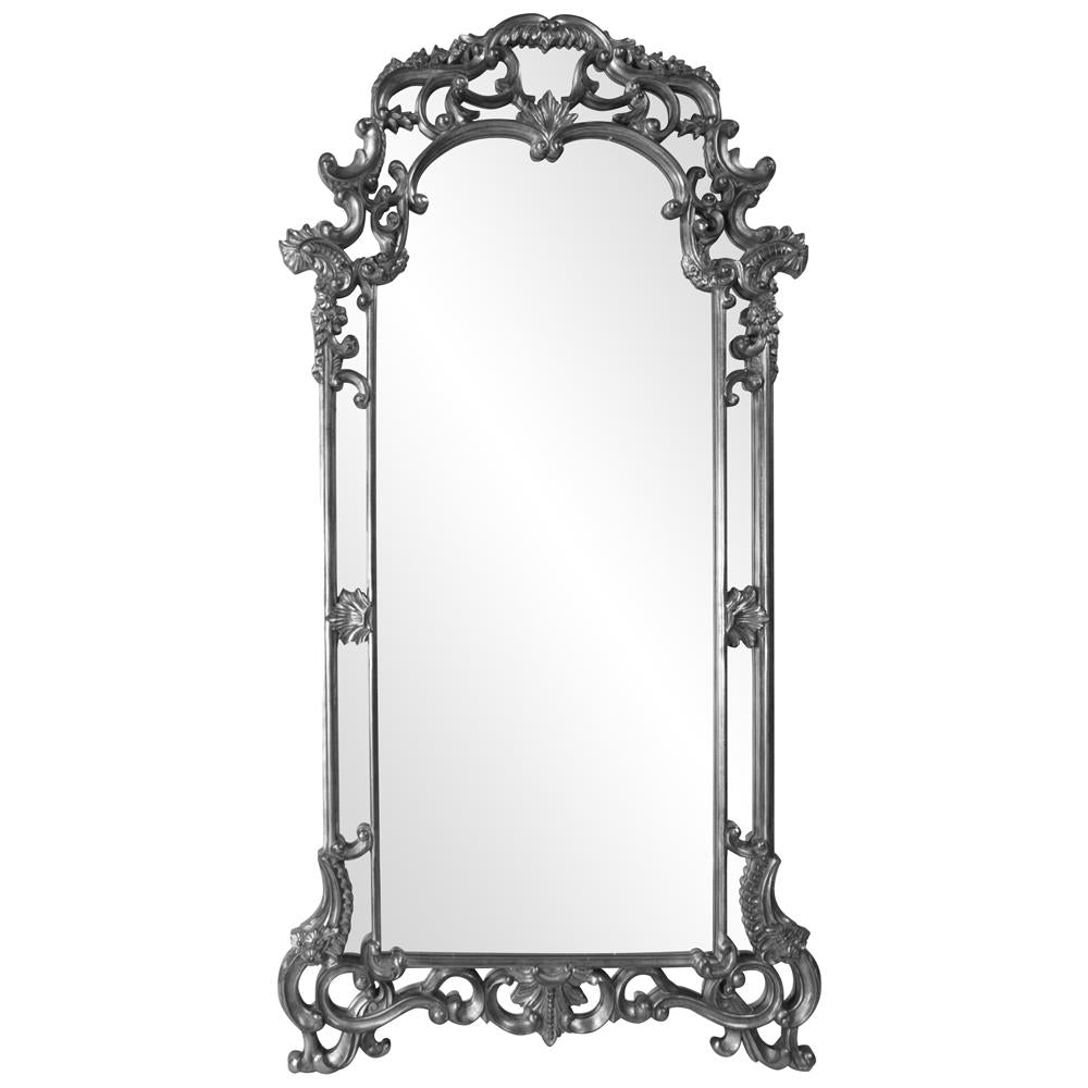 Howard Elliott Collection Imperial Mirror - Glossy Charcoal Mirrors Howard Elliott Collection   