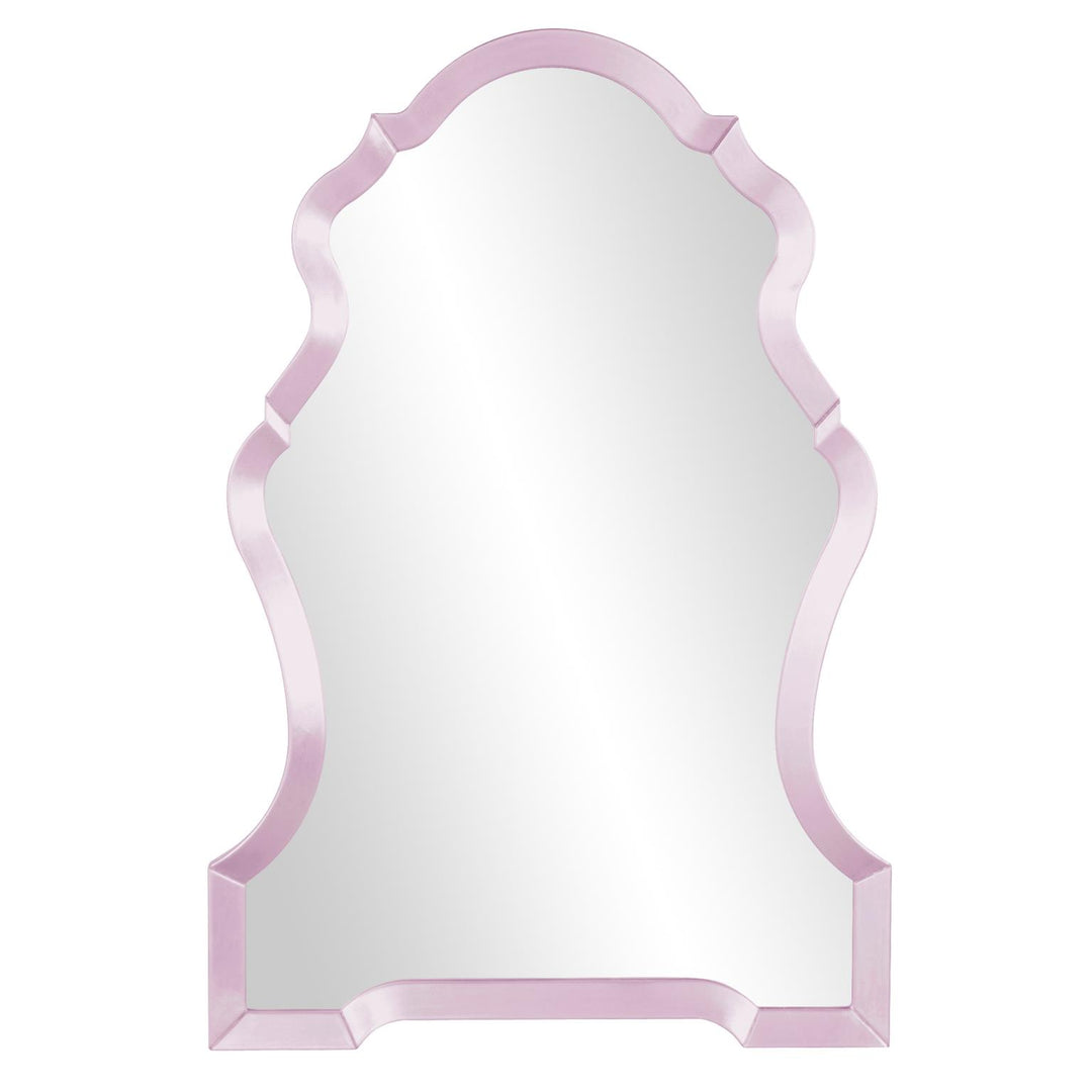 Howard Elliott Collection Nadia Mirror - Glossy Lilac Mirrors Howard Elliott Collection   