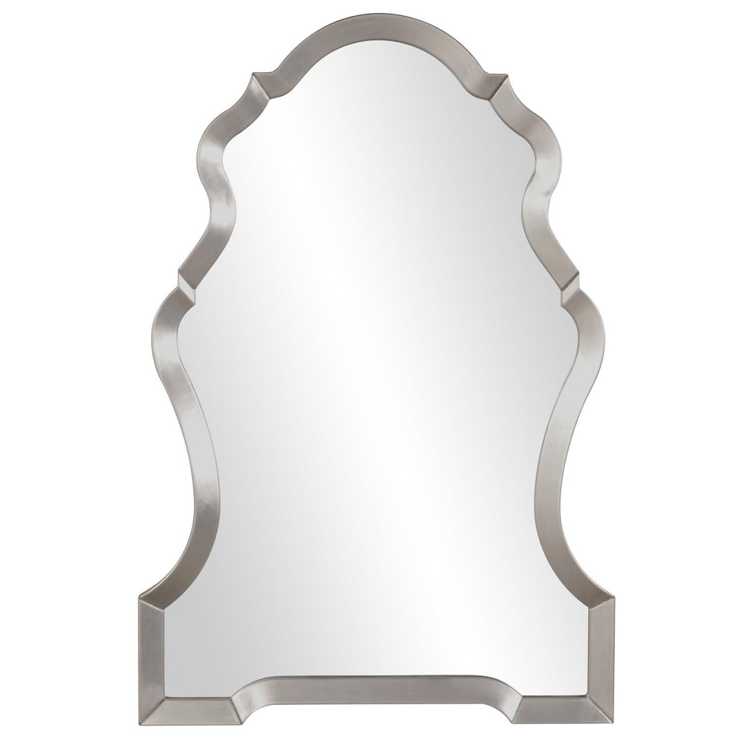 Howard Elliott Collection Nadia Mirror - Glossy Nickel Mirrors Howard Elliott Collection   