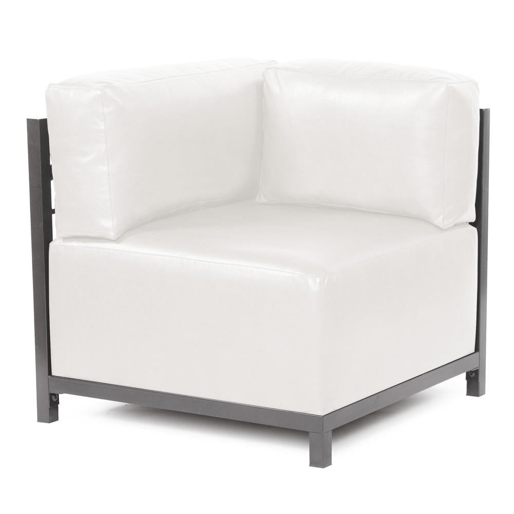 Howard Elliott Collection Axis Corner Chair Avanti White Slipcover (Cover Only) Chairs Howard Elliott Collection   