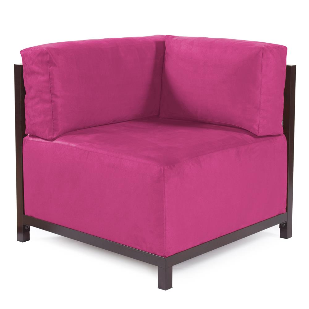 Howard Elliott Collection Axis Corner Chair Regency Fuchsia Slipcover (Cover Only) Chairs Howard Elliott Collection   