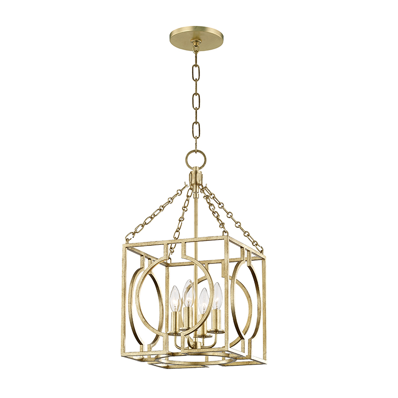 Hudson Valley Lighting Octavio Lantern Pendants Hudson Valley Lighting Gold Leaf  