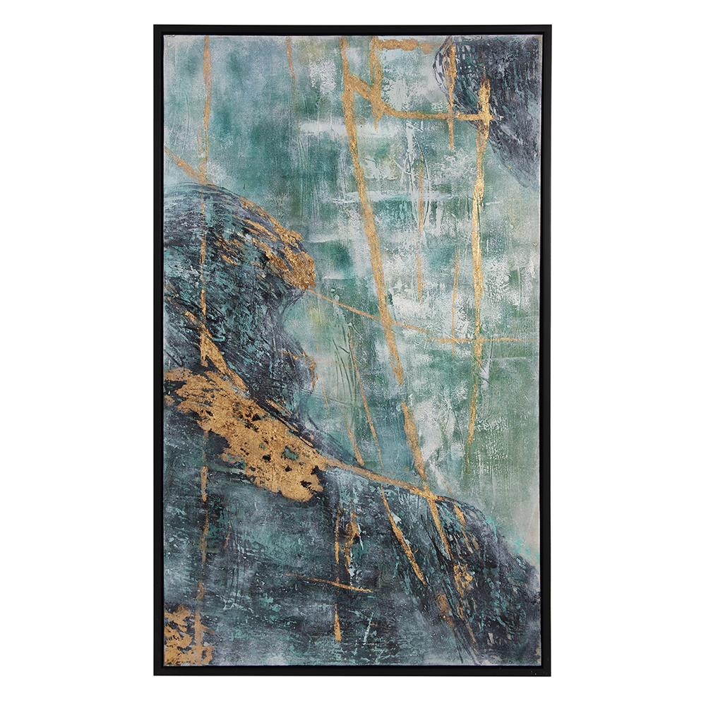 Howard Elliott Collection Ocean Wave #1 Hand Painted Original Art Wall Decor Howard Elliott Collection   