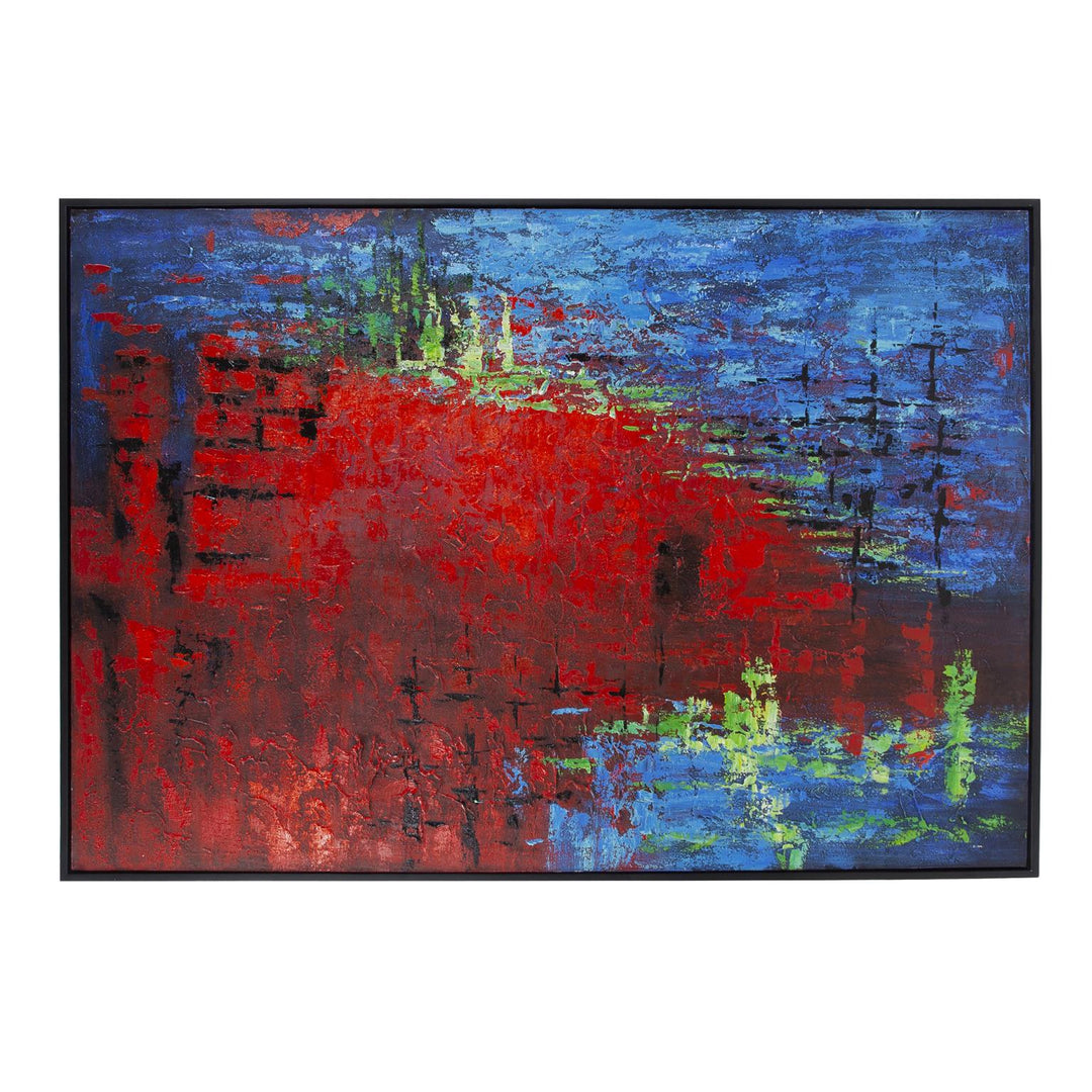 Howard Elliott Collection Corner Abstract Hand Painted Original Art Wall Decor Howard Elliott Collection   